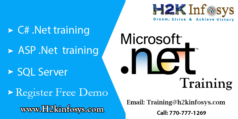 .Net Online Training-Attend free DEMO classes