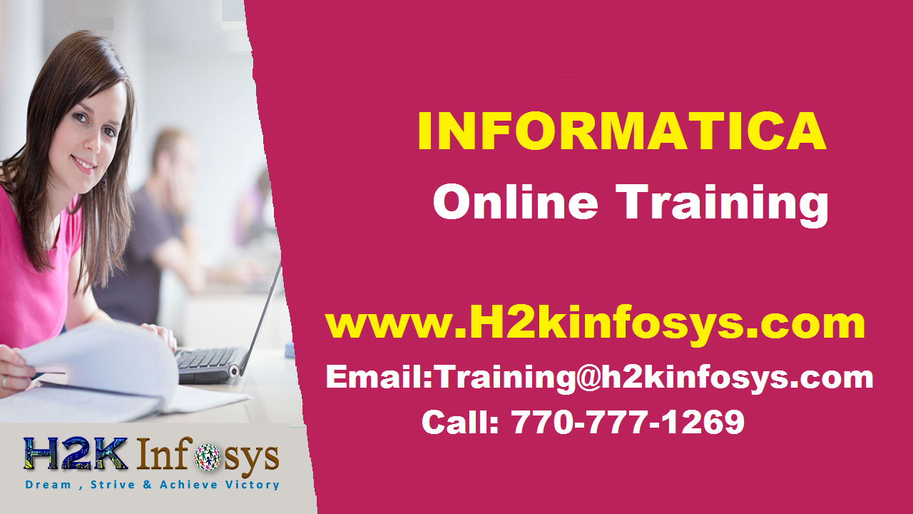 Informatica Online Training Classes