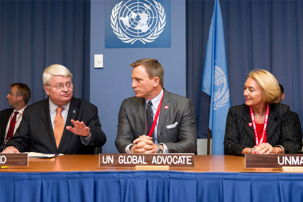 James Bond became U.N. Global Advocate UN-Global-Advocate