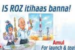 Amul celebrates ISRO’s success in its own way, India, amul celebrates isro s success in its own way, Pslv