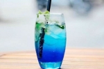 blue curacao syrum, high- tea, blue curacao mocktail recipe, Syrum