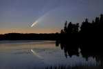 solar system, northern skies, comet neowise giving stunning night time show as it makes way into solar system, Solar system