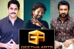 Geetha Arts projects, Allu Arjun, geetha arts to announce three pan indian films, Allu aravind