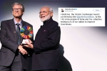 narendra modi, narendra modi, narendra modi receives global goalkeeper award, Melinda gates narendra modi, narendra modi, narendra modi receives global goalkeeper award, Melinda gates