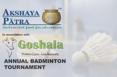 Akshayapatra and Goshala - Badminton Tournament