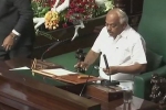 Karnataka Floor Test, Speaker, karnataka floor test update congress leader k r ramesh kumar elected as speaker, Floor test