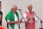 Vajubhai Vala, Governor, b s yeddyurappa sworn in as chief minister of karnataka, Jds Vajubhai Vala, Governor, b s yeddyurappa sworn in as chief minister of karnataka, Jds