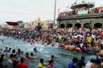 kumbh mela 2019 dates in hindi, maha kumbh mela 2019 dates, kumbh mela 2019 indian diaspora takes dip in holy water at sangam, Indian diaspora conclave