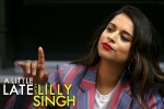 hollywood, hollywood, lilly singh makes television history with late night show debut, Mindy kaling
