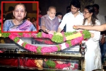Ramesh Babu, Indira Devi death, mahesh babu s mother indira devi laid to rest, Tollywood celebrities