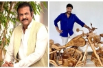 actor, Tollywood, mohan babu gifts chiranjeevi a customized wooden bike on his birthday, Kajal agarwal