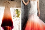 tampon, latest bridal dress, bride slammed for dressing in period stain wedding attire that looked like a stained tampon, Bikini