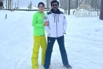 Ram Charan and Upasana updates, Ram Charan holiday, ram charan flies to finland for a holiday, Snow