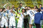 Benzema, Real Madrid, real madrid clinches its 3rd title this year, Club world cup