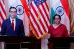 Nirmala Sitharaman, US, us seeks further relaxation in india fdi policy, Steven mnuchin
