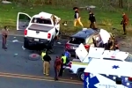 Texas Road accident news, Texas Road accident breaking news, texas road accident six telugu people dead, Lakshmi