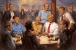 White House Painting, White House, trump mocked over white house painting, Iced tea