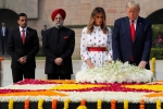Raj Ghat, Donald Trump, highlights on day 2 of the us president trump visit to india, Melania