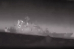 Cesar Kunikov breaking, Cesar Kunikov visuals, ukraine drone damages russian landing ship, Caesar