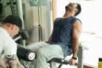 NTR latest, NTR gym pics, latest workout picture of tarak is here, Lloyd stevens