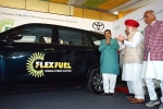 MPV Innova HyCross, hydrogen electric vehicle, world s first flex fuel ethanol powered car launched in india, Toyota cars