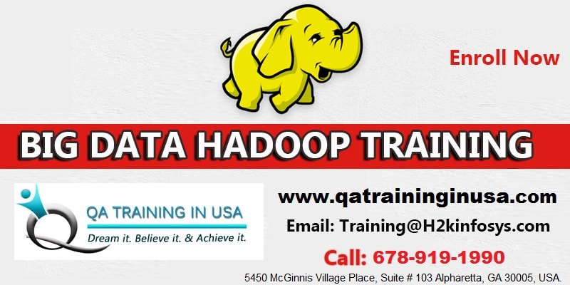 BIG DATA Online Classes  Training in USA