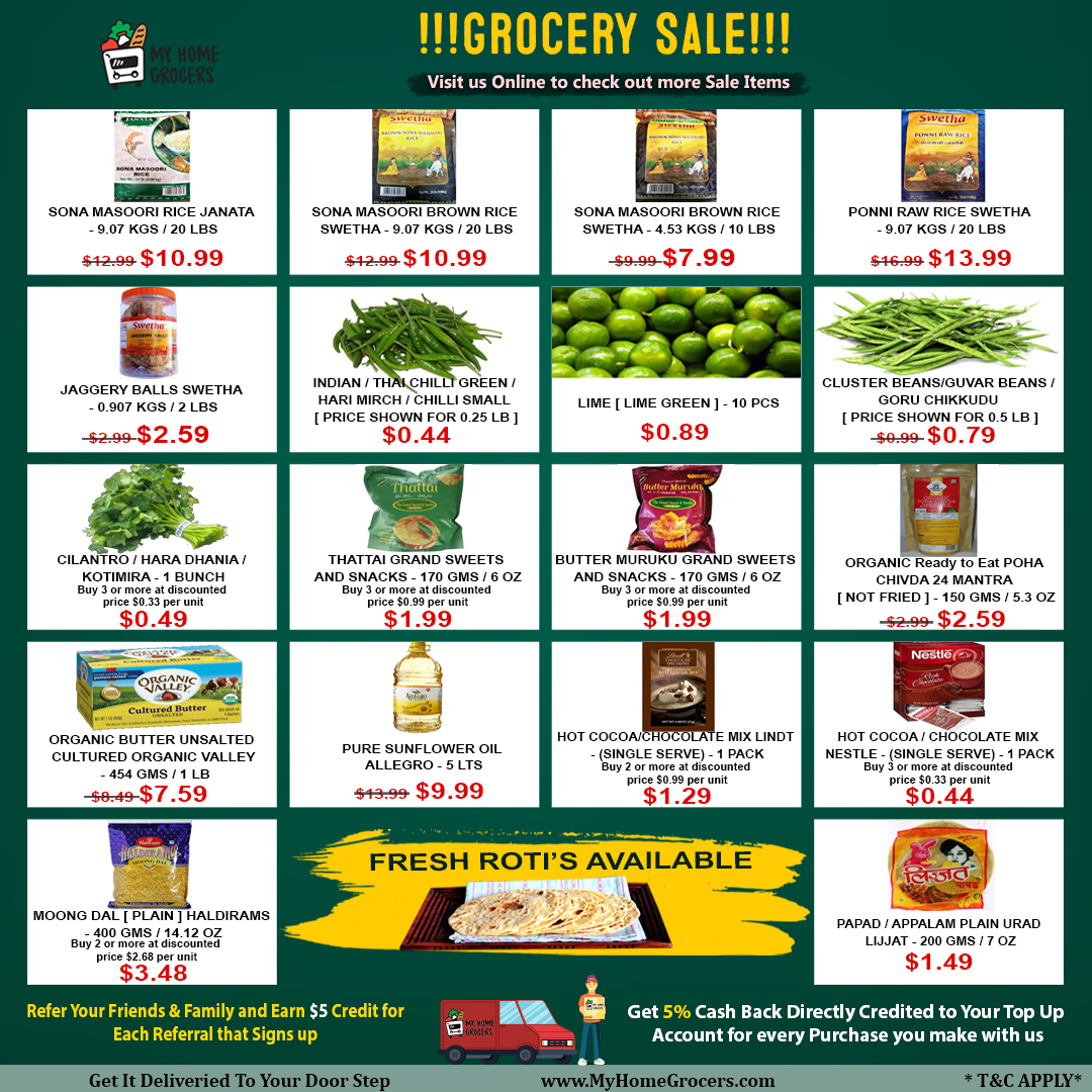 Grocery Sale Online 