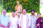 ANR 100th Birthday visuals, ANR Statue, anr statue inaugurated, Naga chaitanya