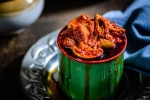 gujarati mango pickle recipe, telangana avakaya pachadi, mango pickle aavakaaya recipe savour yourself with this delicious indian pickle this summer, Vantillu
