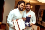 Allu Arjun news, Allu Arjun latest, allu arjun celebrates receiving national award, F3 sequel
