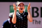Anisimova, Simona Halep, french open 2019 amanda anisimova the 17 year old stuns simona halep to reach semis, Roland garros