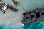 ship, Japanese, everything about mauritius oil spill and india s assistance, Coral