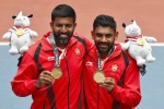 Asian Games 2018, Asian Games 2018, asian games 2018 rohan bopanna divij sharan clinch men s doubles gold in tennis, Yuki bhambri