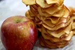 apple recipes, Apple Chips, spicy apple chips recipe, High tea